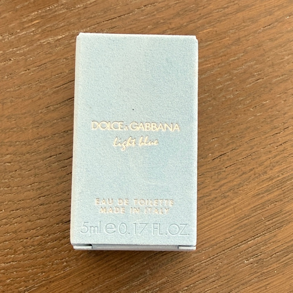 Dolce & Gabbana Light Blue Eau de Toilette 5ml Velvet Box